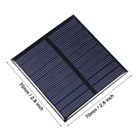 Solar Panel 3-5v ( 70 X 70 )