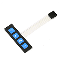 Membrane Keypad 1 X 4