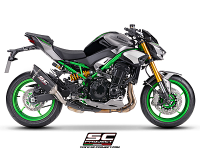 SC-Project SC1-R Carbon Fibre Exhaust for Kawasaki Z900 2025+ SC-Project SC1-R Carbon Fibre Exhaust for Kawasaki Z900 2025+