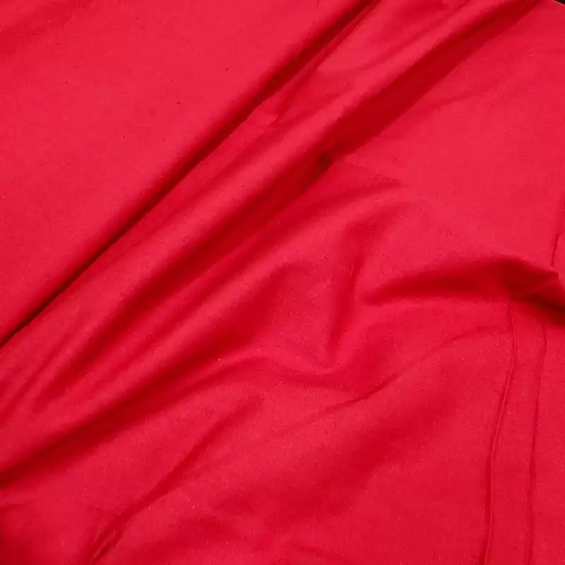 Cotton Plain Fabric (Red)