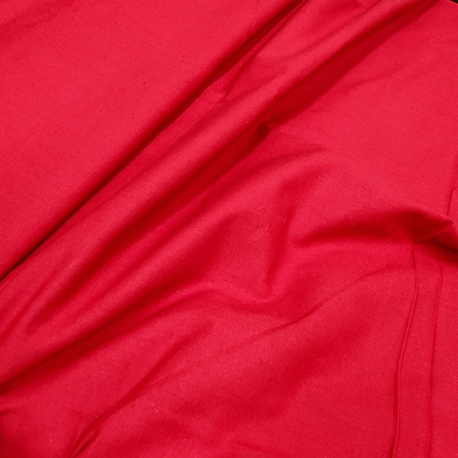 Cotton Plain Fabric (Red)