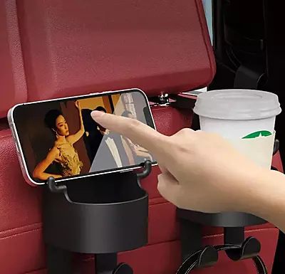 Car Backseat Mount Cup Holder Cell Phone cum Organizer Car Backseat Mount Cup Holder Cell Phone cum Organizer