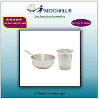 Silver Born Baby Dinner Set