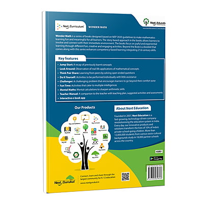 Wonder Math TextBook for - Secondary School CBSE 3rd class / Level 3 Book A New Education Policy (NEP) Edition Wonder Math TextBook for - Secondary School CBSE 3rd class / Level 3 Book A New Education Policy (NEP) Edition