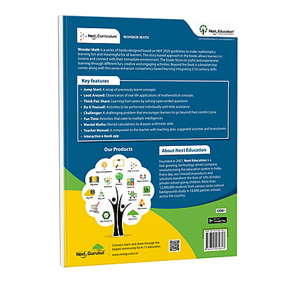 Wonder Math TextBook for - Secondary School CBSE 3rd class / Level 3 Book A New Education Policy (NEP) Edition Wonder Math TextBook for - Secondary School CBSE 3rd class / Level 3 Book A New Education Policy (NEP) Edition