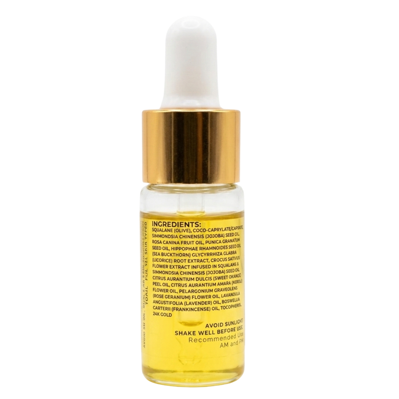 NABURE 24K Neroli Glow Face Elixir – Premium Skin Brightening Serum (10ml)