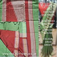 SEMI RAW SILK SAREE MRSSRSS22519