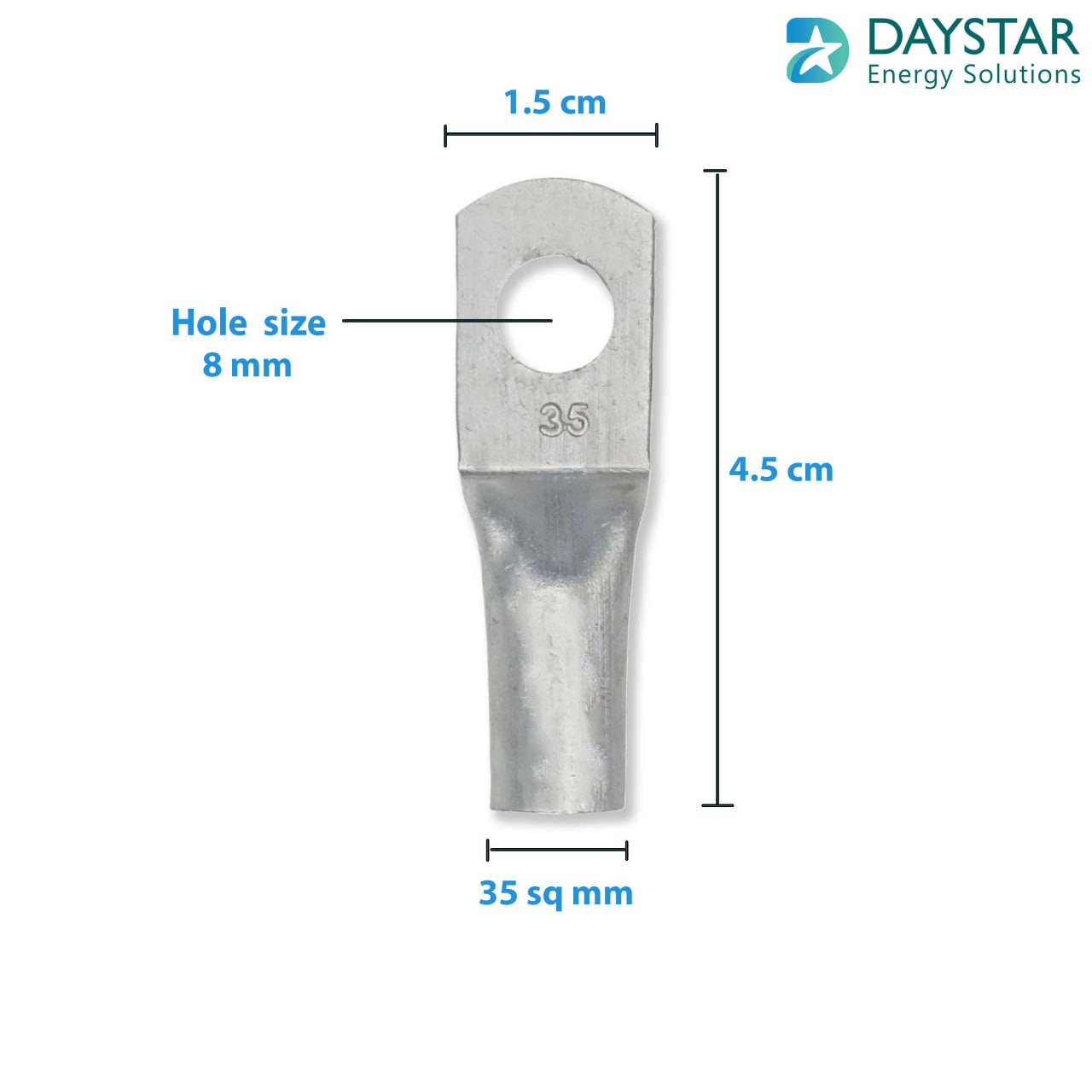 35sq.mm 2 AWG Aluminium Cable Lugs - 1 Nos