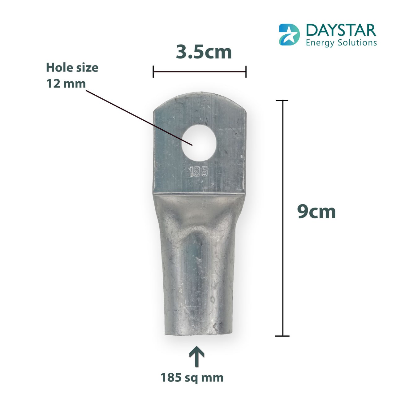 185sq.mm 6 AWG Aluminium Cable Lugs - 1 Nos