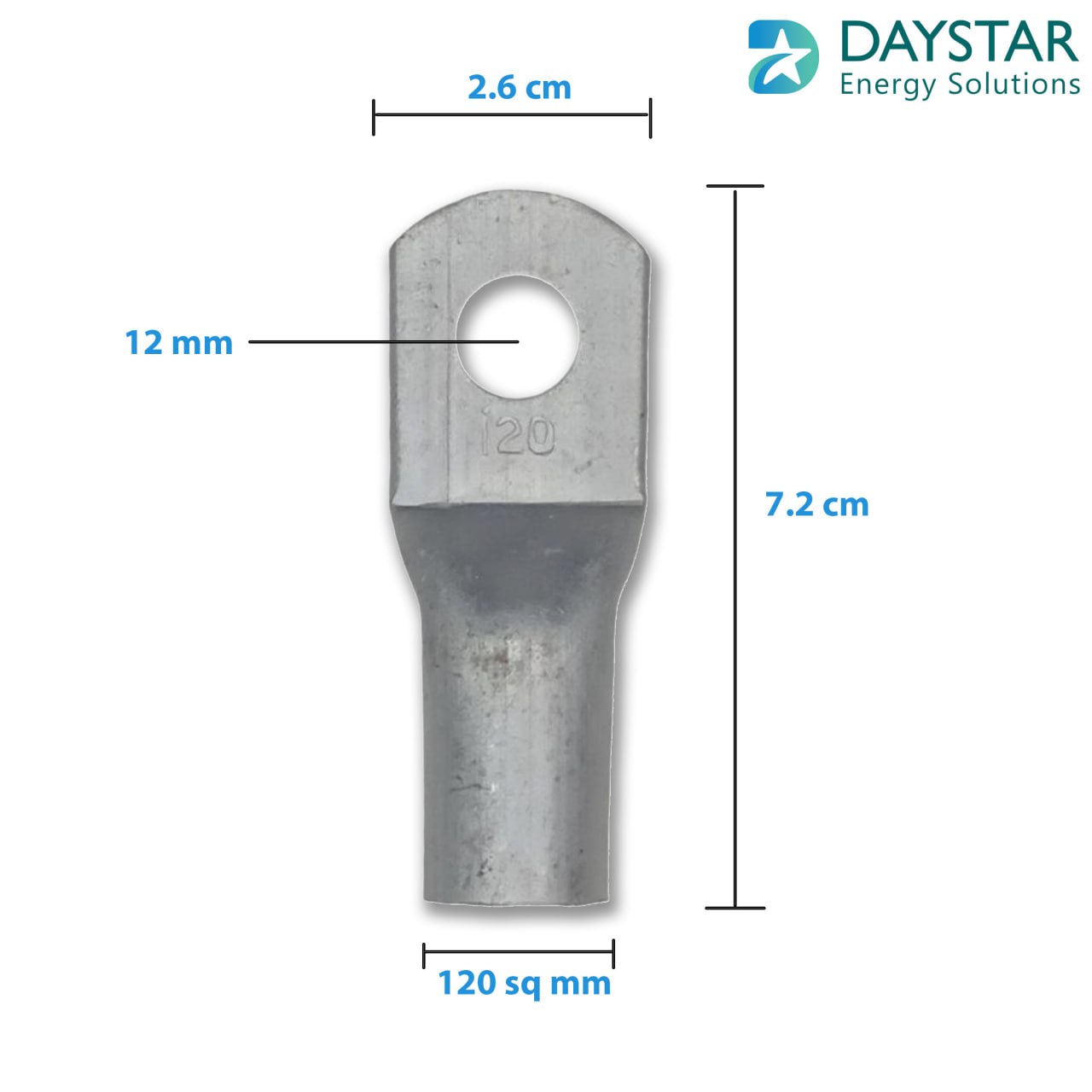 120sq.mm 4/0 AWG Aluminium Cable Lugs - 1 Nos