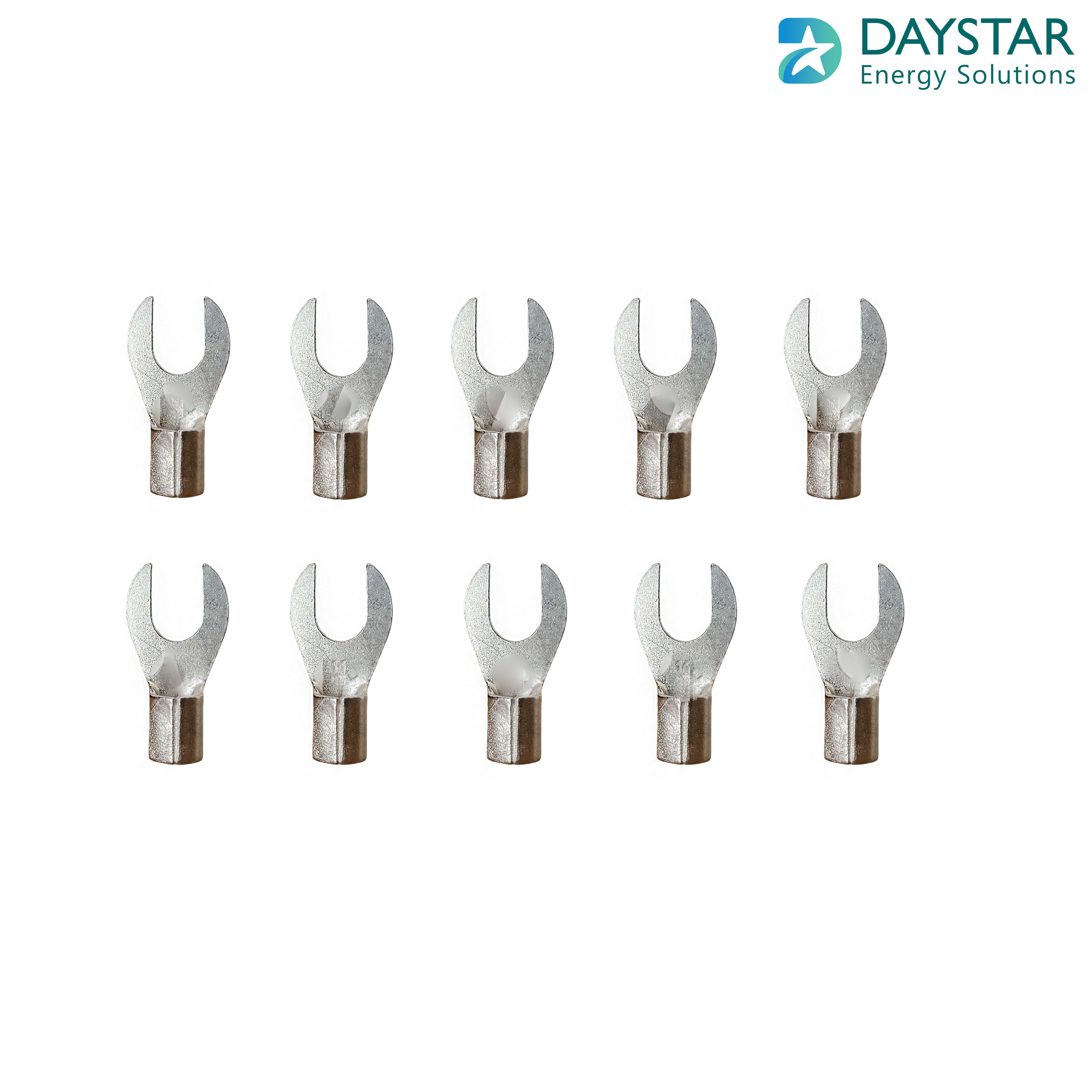 10 sq.mm Copper Ring Fork (U - CUT) Terminal End Lugs-1 NOS