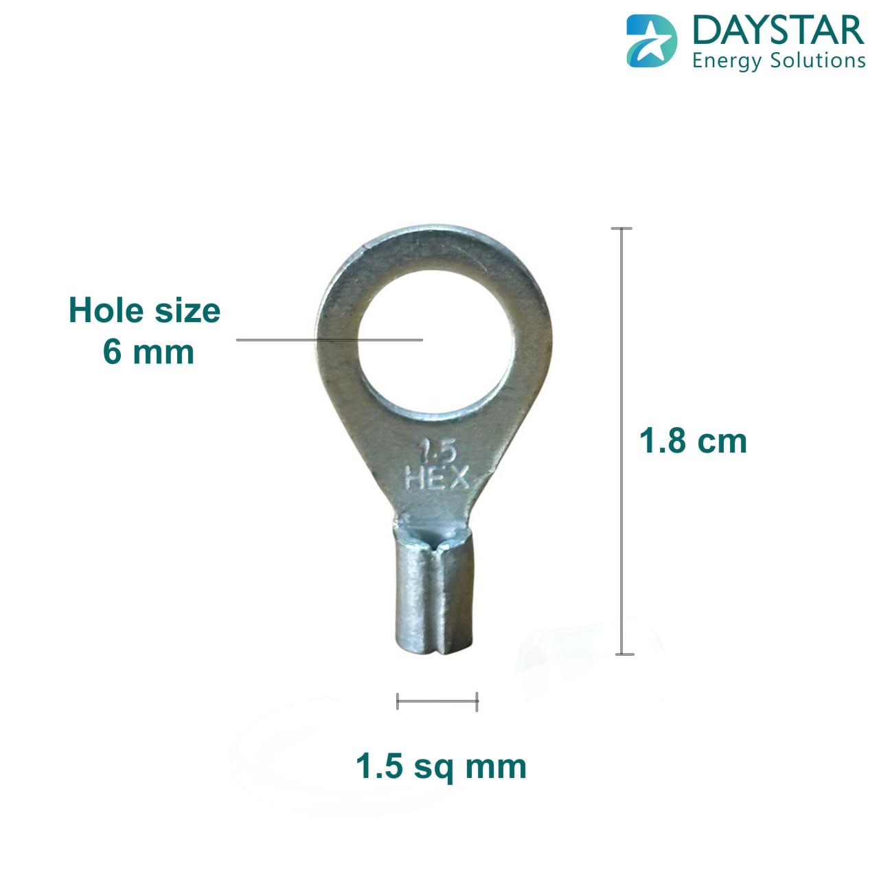 1.5 sq.mm Ring Copper lug - 1 Nos