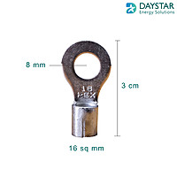 16 sq.mm Ring Type Copper Cable Lugs - 1 Nos