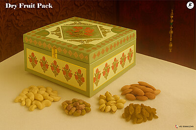Dry Fruit 4 Jar MDF Box Dry Fruit 4 Jar MDF Box
