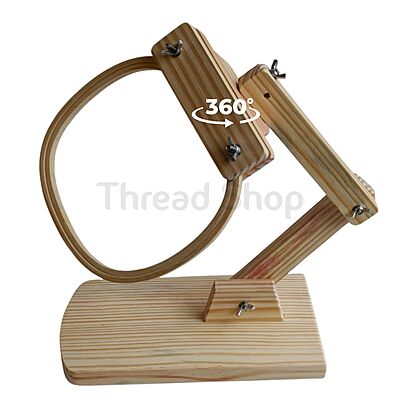 Embroidery Stand Table top Pine Wood Modal 2