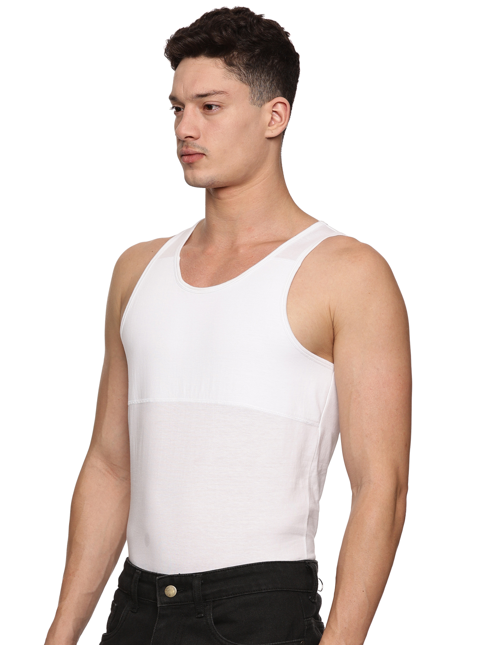 Men's Chest Compression Vest to Hide Gynecomastia Moobs Shapewear, Compression Chest Binder for Men to Hide Moobs(pack of 3) Men's Chest Compression Vest to Hide Gynecomastia Moobs Shapewear, Compression Chest Binder for Men to Hide Moobs(pack of 3)