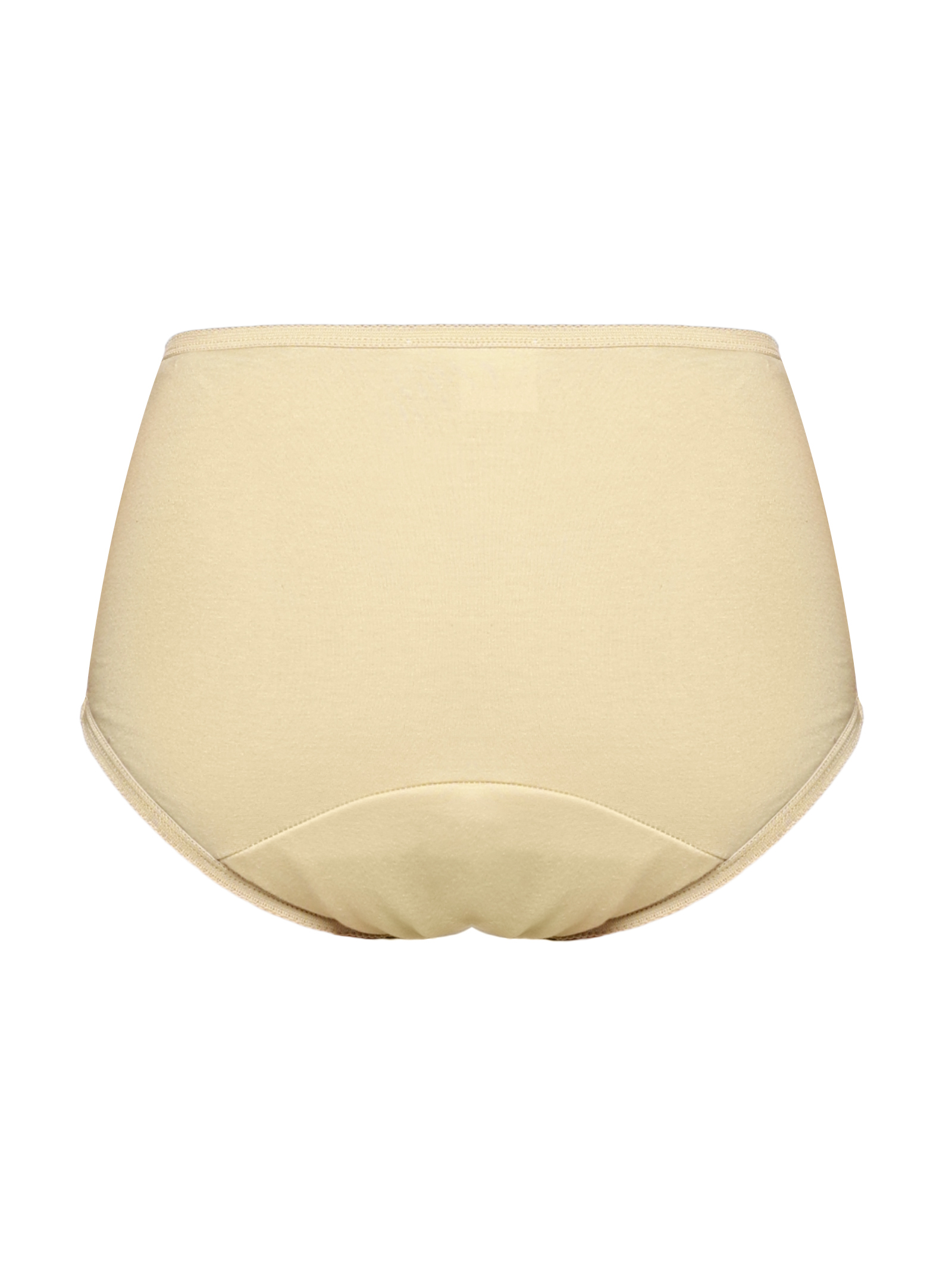 Reusable adult diaper, Washable adult diapers, Incontinence Protective Underwear for Women, High Waist Panties For Women, Leak Proof, Beige Color (pack of 2)