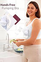 Hands Free Pumping Bra, Adjustable Breast-Pumps Holding for New Moms, Pumping Bra for All Breast Pumps