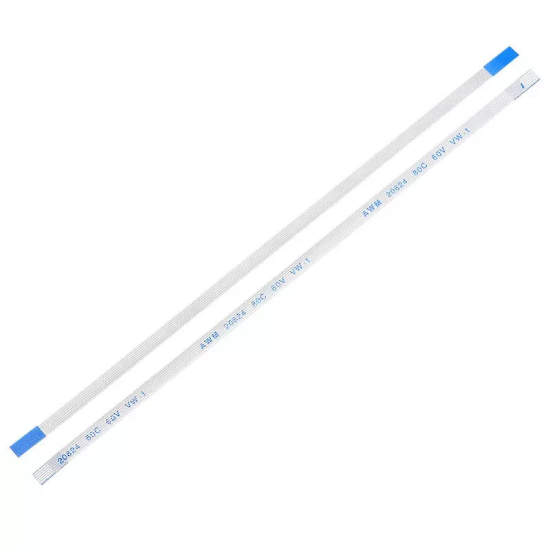6 Pin 0.5mm Pitch 150mm Same Side Connection FFC Ribbon Flexible Flat Cable