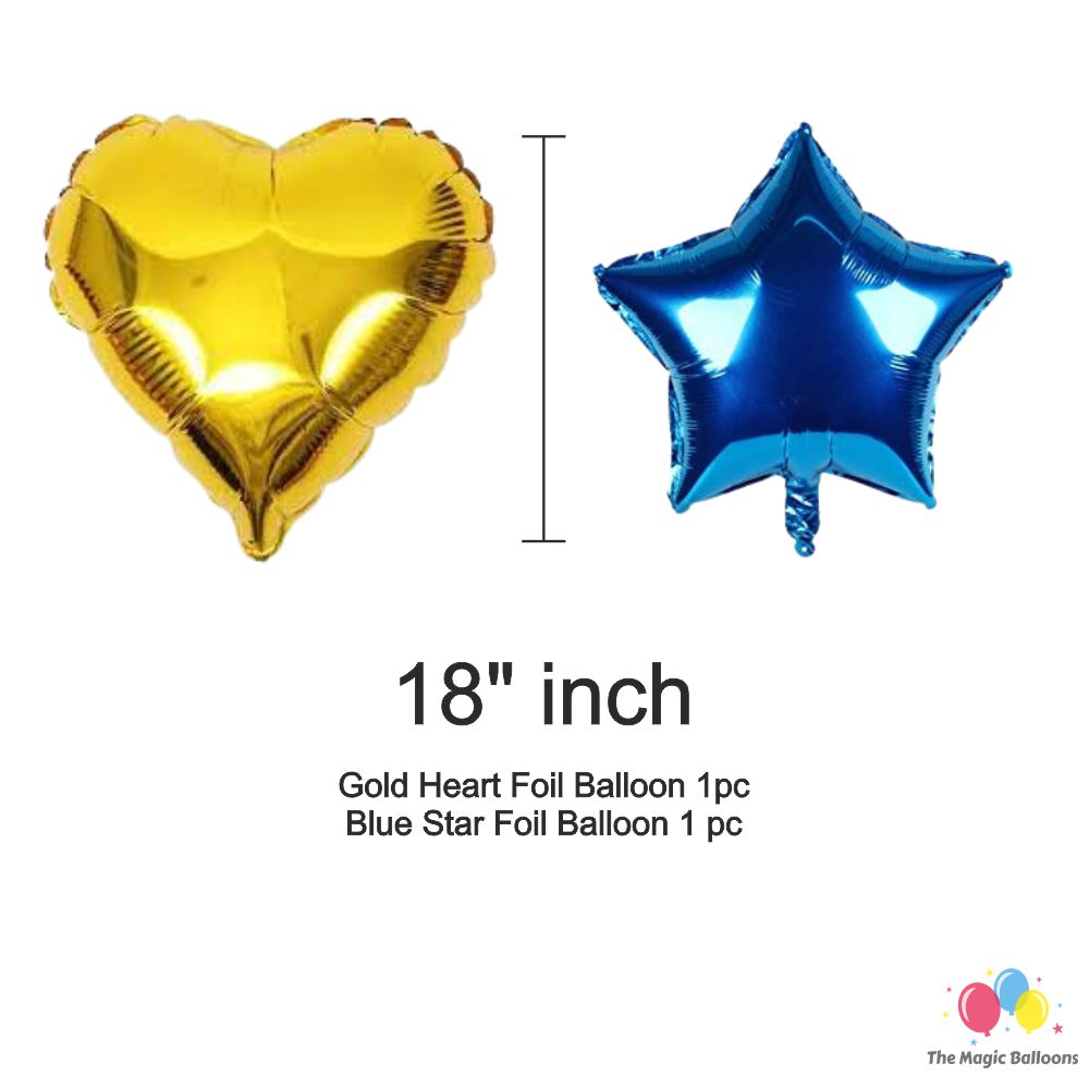 The Magic Balloons Paw Patrol Birthday Party Decoration combo kits foil balloons - Combo Pack of 5, Paw Patrol Foil Balloons for birthday decoration and Theme decoration foil balloons-181451