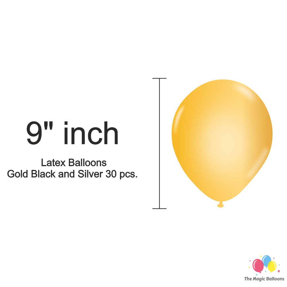 The Magic Balloons Store - Dirty 30 Birthday Party Decoration combo kits –Happy 30th Birthday Combo Pack of 38 Pcs - 181472