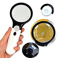 MG8 - 3 LED, 3X / 45X Handheld Magnifier