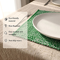 Cotton Woven Placemats | Heat Resistant