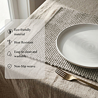 Cotton Woven Placemats | Heat Resistant
