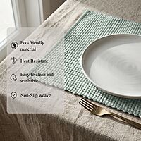 Cotton Woven Placemats | Heat Resistant