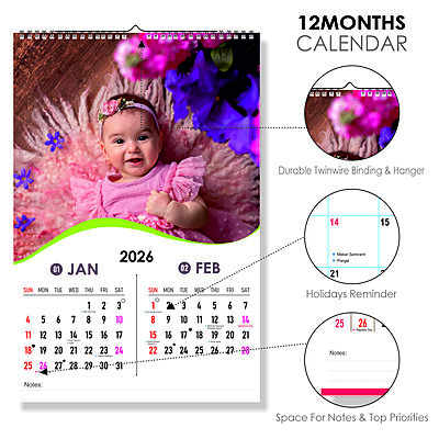2026 Little Smiles Wall Calendar