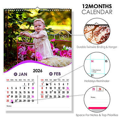 2026 Garden Bliss Wall Calendar