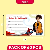 Personalized School Name Labels with Photo