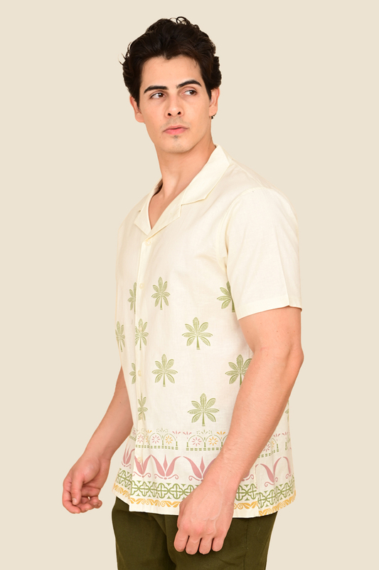Men's Sunlit Scrolls Printed Shirt