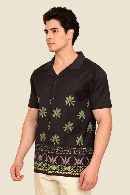 Men's Sunlit Scrolls Printed Shirt