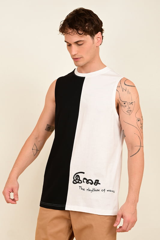 Men's Printed Muscle Vest