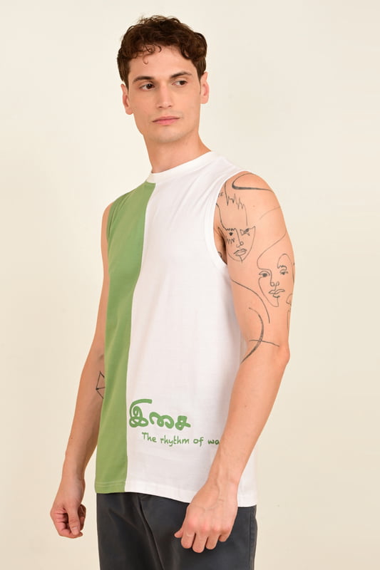 Men's Printed Muscle Vest