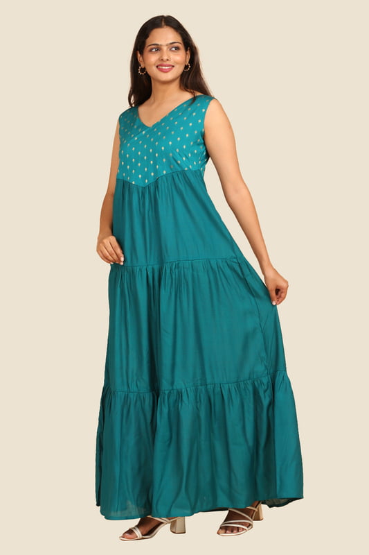 Women Tiered Ethnic Dress