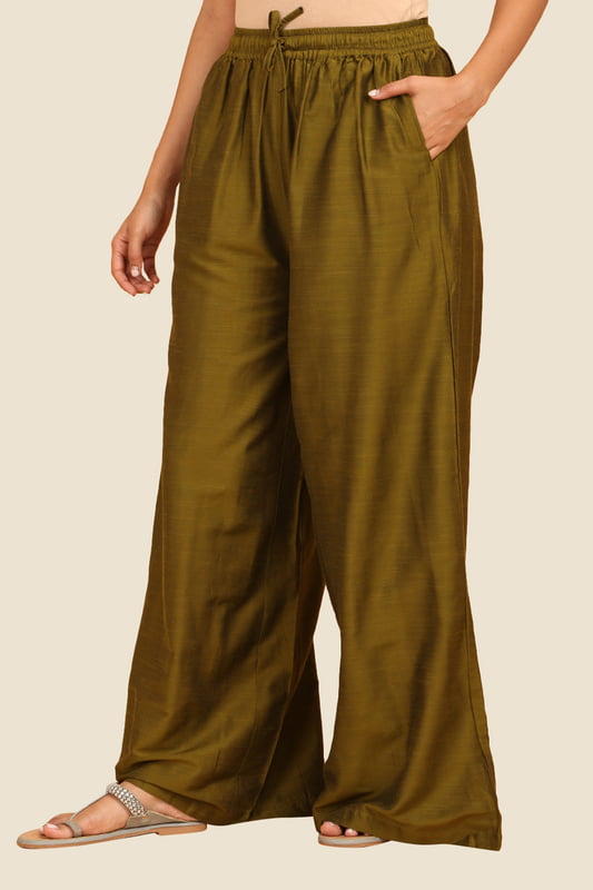 Women's Flared Solid Palazzo