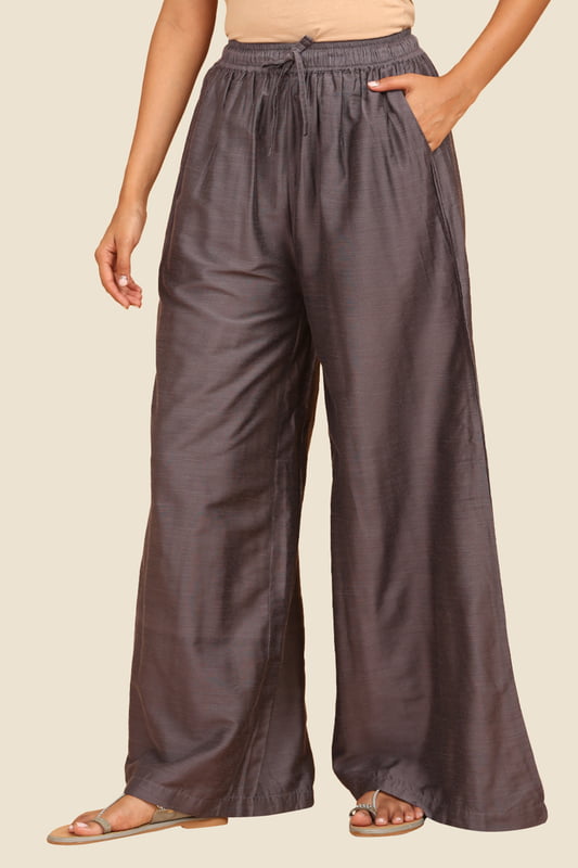 Women's Flared Solid Palazzo