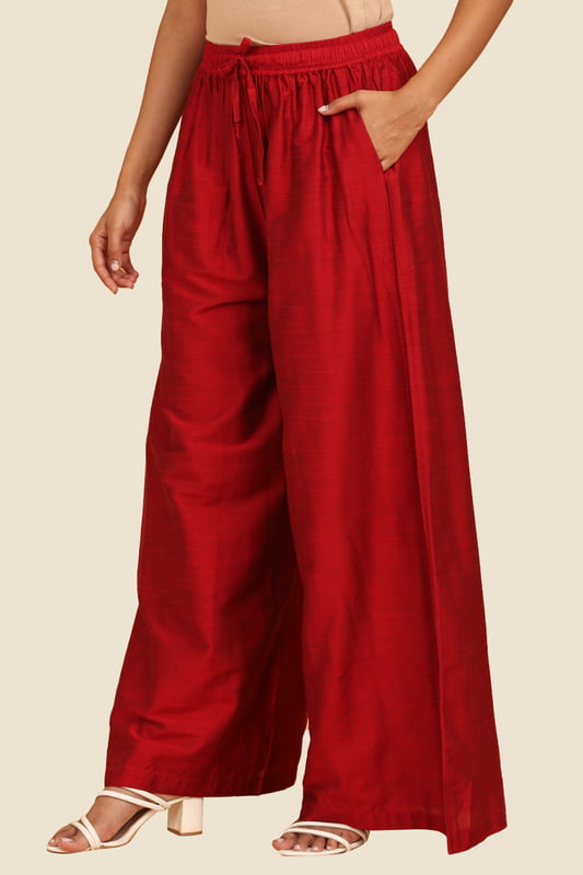 Women's Flared Solid Palazzo