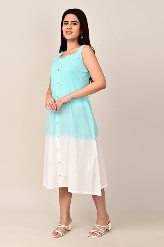 Women's Ombre Dip Dye Dress