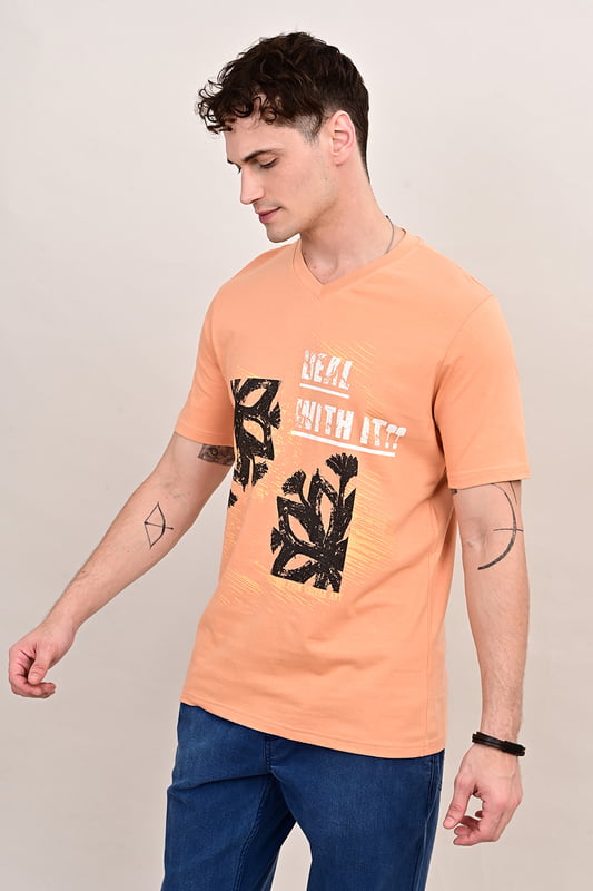 Men's Ancient Archive V neck T-shirt