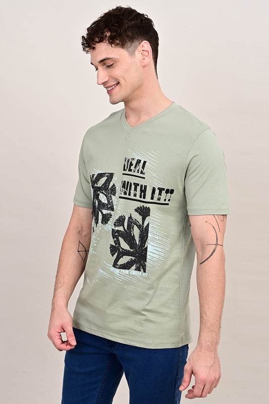 Men's Ancient Archive V neck T-shirt
