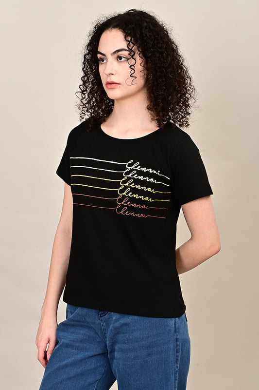 Women's Madrascape Wideneck T-Shirt