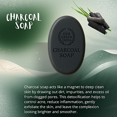 Our Green India Charcoal Soap