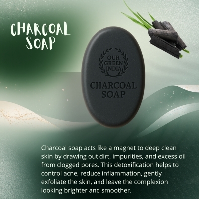 Our Green India Charcoal Soap
