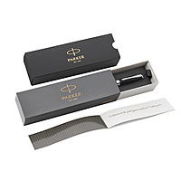 Parker Fusion Matte Black Chrome Trim Ball Pen