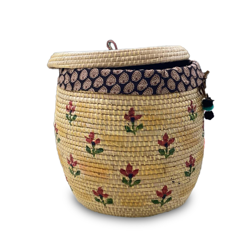 Handcrafted Moonj Grass Large Laundry Box