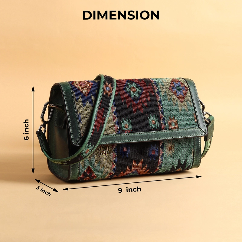 CROSS BODY FLAP VERDE