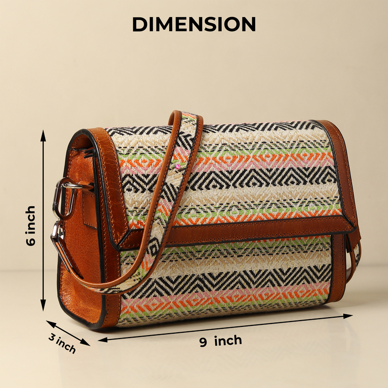 CROSS BODY FLAP TOSTADO